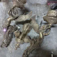 چراغ دیواری فلزی برنج طرح فرشته|لوستر و چراغ آویز|مشهد, فرهنگیان (شهرک غرب)|دیوار