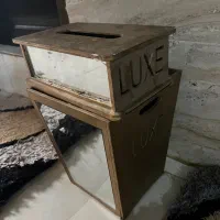 سطل اشغال و جا دسمال کاغذی زیبا