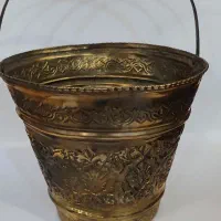 سطل آنتیک برنجی