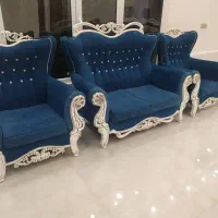 مبلمان ۷نفره  سلطنتی سالم به همراه میز وسط وعسلی