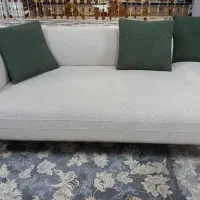 مبل ۹ نفره مینیمال درحد نو همراه پرده|مبلمان خانگی و میز عسلی|قنوات, |دیوار