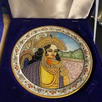 بشقاب طلاکوب  آنتیک هندوستان|صنایع دستی و سایر لوازم تزئینی|پردیس, فاز ۲|دیوار