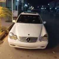 بنز c240اتومات سفید ۲۰۰۲