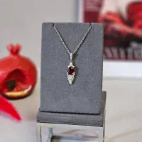 گردنبند نقره شارپ با نگین های زلال)درخشندگی۵مدرن|بدلیجات|تبریز, |دیوار