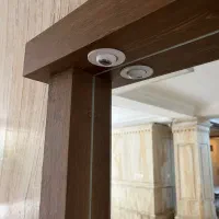 سرویس کامل روشویی و باکس حوله و آینه هالوژن دار|لوازم سرویس بهداشتی|بابل, |دیوار