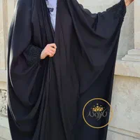چادر مشکی عربی عبایی گلدوزی و سنگدوزی کد kai8905|لباس|کامیاران, |دیوار