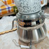 سماور روگازی کف چدن،قاشق و چنگال یونیک،خردکن