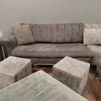 مبلمان ال هفت نفره جک دار|مبلمان خانگی و میز عسلی|تهران, سازمان آب|دیوار