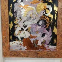 تابلوهای بسیار نفیس و زیبا کار دست منبت کاری|تابلو، نقاشی، عکس|بجنورد, |دیوار