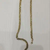 ست دستبند و گردنبد طلایی