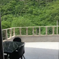 واحد شیک‌ در روستای زیارت با تراس رو به جنگل