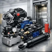 لوازم هیدرولیک پمپ، شیر، تجهیزات بالابر و آسانسور