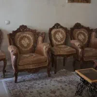 مبل سلطنتی، اصل چوب گردو|مبلمان خانگی و میز عسلی|تهران, شهرک آپادانا|دیوار