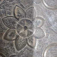 سینی برنجی عتیقه با قدمت ۷۰ سال|کلکسیون اشیاء عتیقه|تهران, وصفنارد|دیوار
