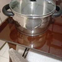 قابلمه  استیل ترک کف چدن سایز ۲۴
