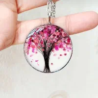 گردنبند رزینی با عکس و مو|جواهرات|مرودشت, ابوذر شمالی|دیوار