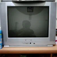 تلویزیون قدیمی صنام بسیار تمیز و عالی با کنترل