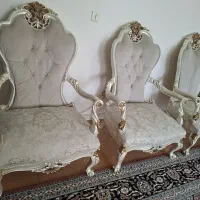 مبل استیل چوب تمام راش تضمینی، سالم در حد جهیزیه|مبلمان خانگی و میز عسلی|تهران, آهنگ|دیوار