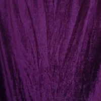 دوعدد پرده ترک مخمل کوتاه