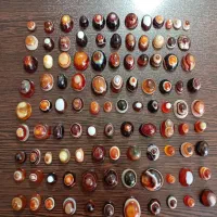 انگشتر و نگین باباقوری زیبا و گلچین شده