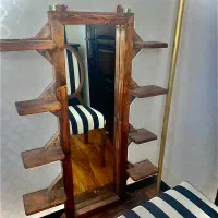 آینه چوبی (چوب خالص)