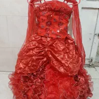 لباس عروس قرمز بچگانه