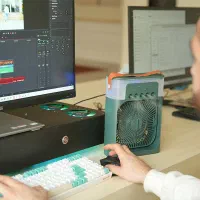 پنکه مه پاش رو میزی مدل AIR COOLER FAN