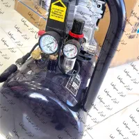 پمپ کمپرسور باد ۵۰ لیتر روغنی رابین/ مس با گارانتی|ابزارآلات|اصفهان, مارچین|دیوار