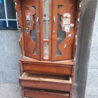 کمد ویترینی با چوب مرغوب