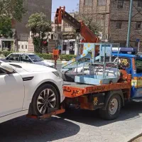 امدادخودرو نیسان جرثقیل یدک کش بالابر چرخگیر یدکش