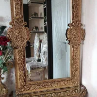 آینه کنسول چوبی
