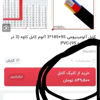 کابل صنعتی الومینیوم