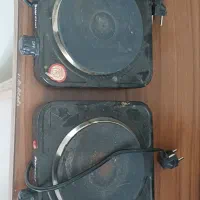 دو عدد اجاق گاز برقی تک شعله