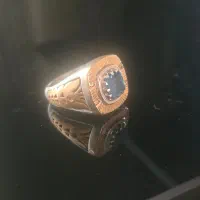 انگشتر نقره توپاز لندن شناسه داره عیار950