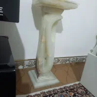 پایه گلدون سنگی مرمر