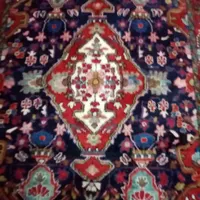 فرش انتیک لری بون نمونه|فرش|ری, |دیوار