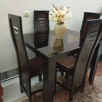 میزناهارخوری،چوبی،۴نفره|میز و صندلی غذاخوری|مشهد, ایثارگران|دیوار