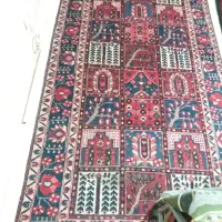 قالی کارکرده دست بافت