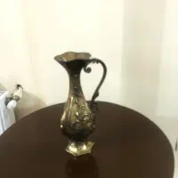 گلدان برنجی تک دسته