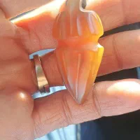 عقیق جزع تراش کهنه