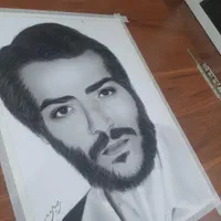 هدیه طراحی چهره|تابلو، نقاشی، عکس|قم, زنبیل آباد|دیوار