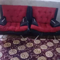 ۲عددمبل یک نفر برای مغازه دارها.روستای شندان|مبلمان خانگی و میز عسلی|سیب و سوران, |دیوار