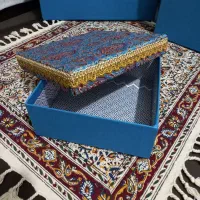 جعبه کادویی سنتی روکش ترمه آبی سنتی|صنایع دستی و سایر لوازم تزئینی|تهران, تهرانپارس غربی|دیوار