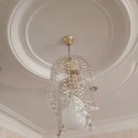 دو عدد لوستر کریستالی