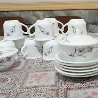 سرویس چای خوری دو دست و بوفه