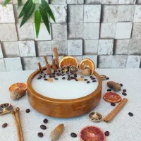 شمع جذاب پاییزی|صنایع دستی و سایر لوازم تزئینی|مبارکه, |دیوار