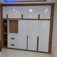 کمد دیواری کابینت کاغذ دیواری بازسازی منزل|جاکفشی، کمد، دراور|نجف‌آباد, سعدی|دیوار