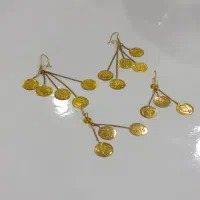 دو جفت گوشواره طلا ۱۸ عیار