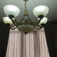 لوستر پنج شاخه برنز