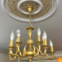 لوستر برنجی|لوستر و چراغ آویز|تهران, شمسآباد|دیوار